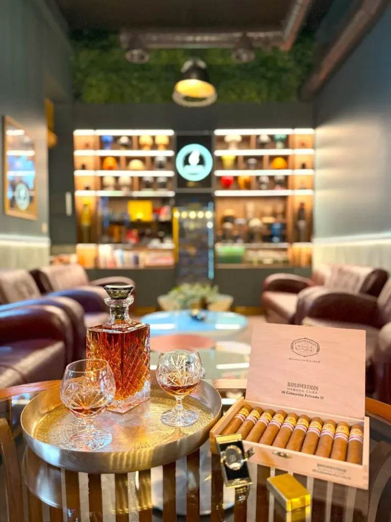 Cigars and whisky